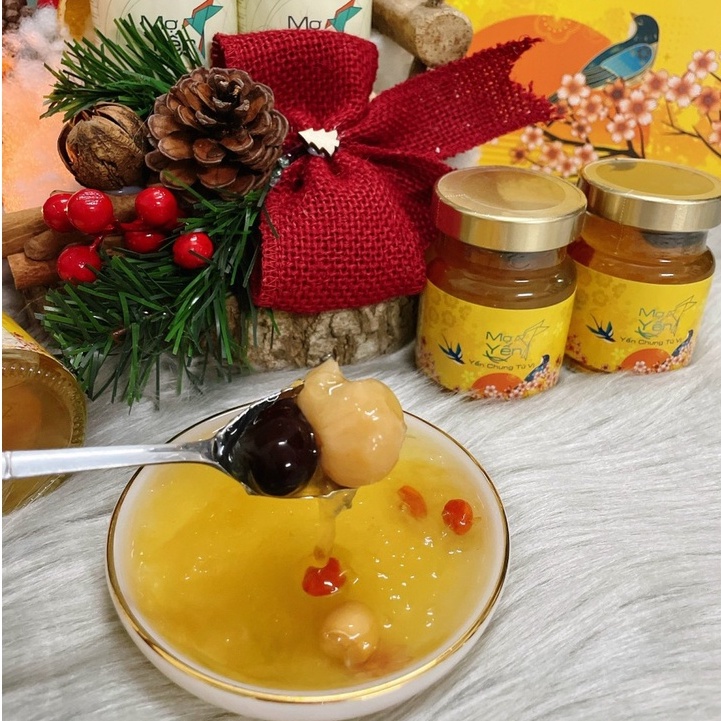 25% YẾN THẬT- COMBO 10 HỦ YẾN CHƯNG NHỤY HOA NGHỆ TÂY (SAFFRON), GIẢM MẤT NGỦ CẢI THIỆN TRÍ NHỚ