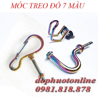 Móc Treo Đồ Titan Xe Máy - Móc Treo 7 Màu <DPOL>
