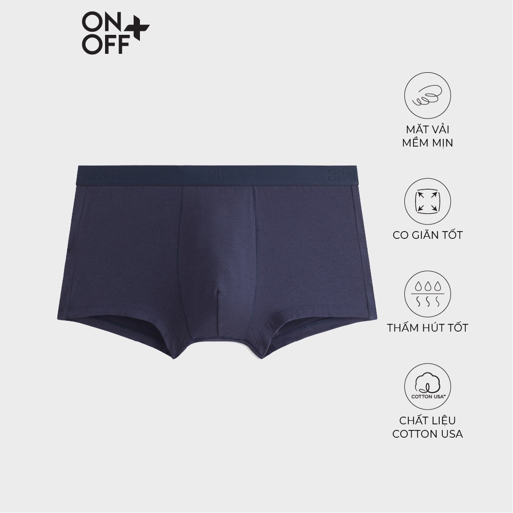 Clearance sale | Quần lót nam ONOFF chất liệu Cotton USA mềm mịn, kháng khuẩn vượt trội - H17BB18209