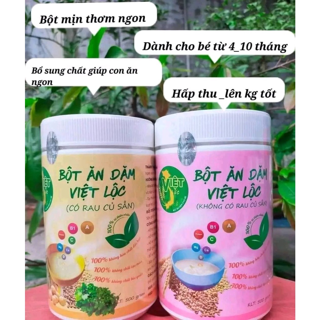 Bột ăn dặm Việt Lộc cho bé