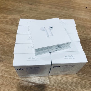 Tai nghe airpods 2 sạc có dây chính hãng apple tặng kèm case silicon