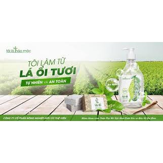 Nước rửa chén bát sinh học Lá Ổi 450ml - Tôi Là Thảo Mộc