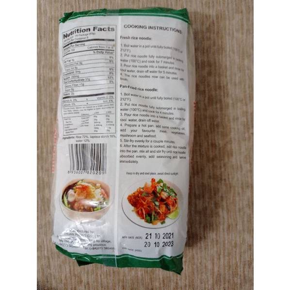 Hủ tiếu sấy khô Mỹ Tho 400 gr