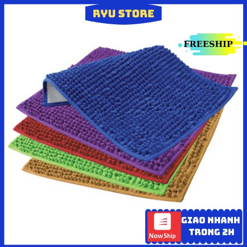 Thảm Lau Chân 💖𝑭𝑹𝑬𝑬𝑺𝑯𝑰𝑷💖 Thảm San Hô chùi chân thấm hút cực tốt 35*50cm