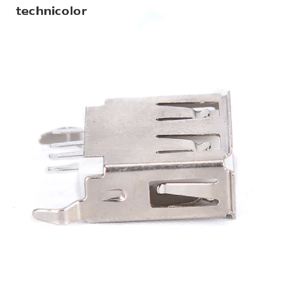 Giắc Cắm Đơn Cổng USB 2.0 Loại A 4-Pin DIP 180 Độ