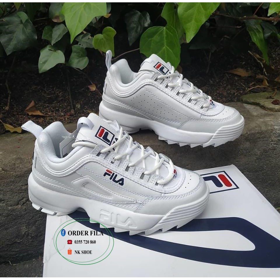 Giày Sneaker Thể Thao Nam Nữ FILA DISRUPTOR II chính hãng 100%