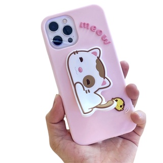 Ốp lưng mèo Lofter silicon dẻo (tặng cường lực) iPhone 12 Pro Max chống va đập
