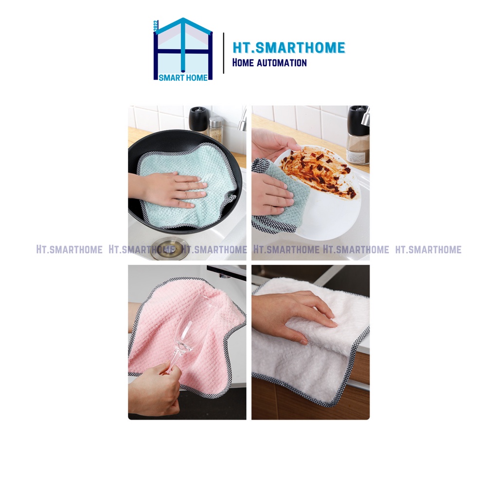Khăn lau bếp cao cấp dây treo - Khăn lau bàn giẻ lau nhà nhà bếp gia đình, khăn lau tay, lau tay lau bếp