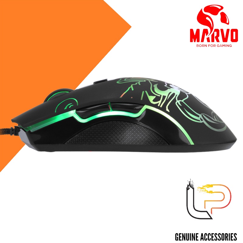 Chuột máy tính Marvo M209 Led - Chuột gaming Marvo M209