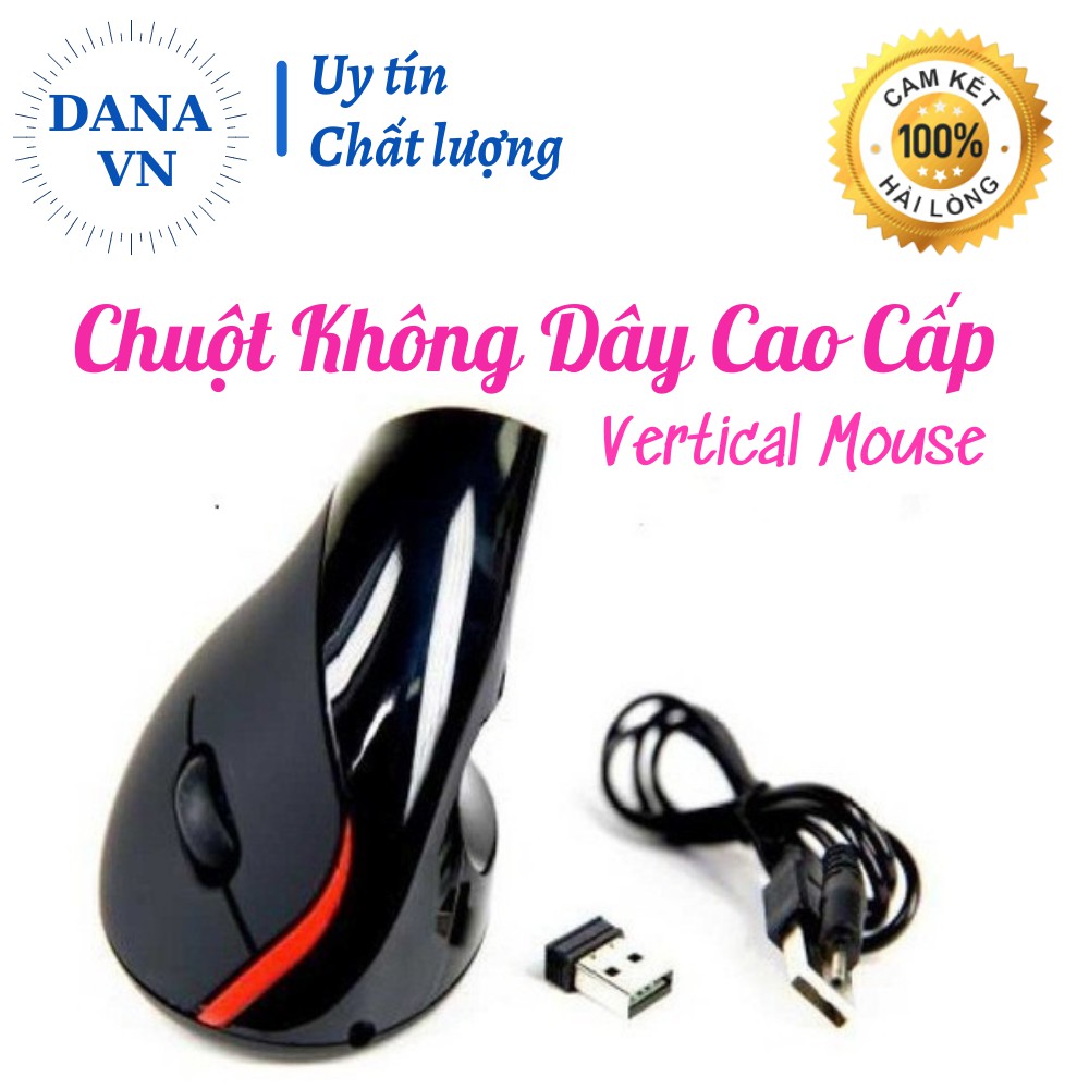 Chuột Không Dây Cao Cấp Vertical Mouse chuột đứng mới Chống tê , mỏi tay.