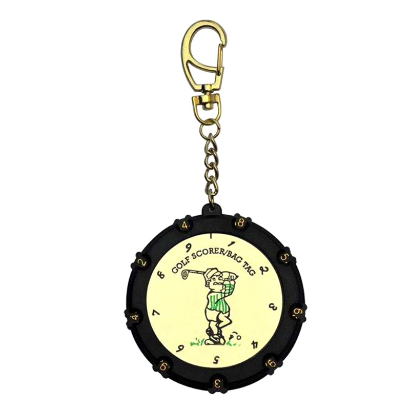 1 Móc Khóa Gắn Thẻ Đánh Golf 18 Lỗ Tiện Dụng