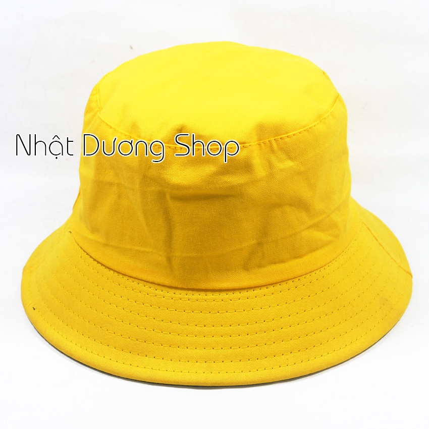 Nón bucket 2 mặt thêu hình bắn tim sành điệu - Chất liệu Cotton cao cấp tạo nên sự thoáng mát
