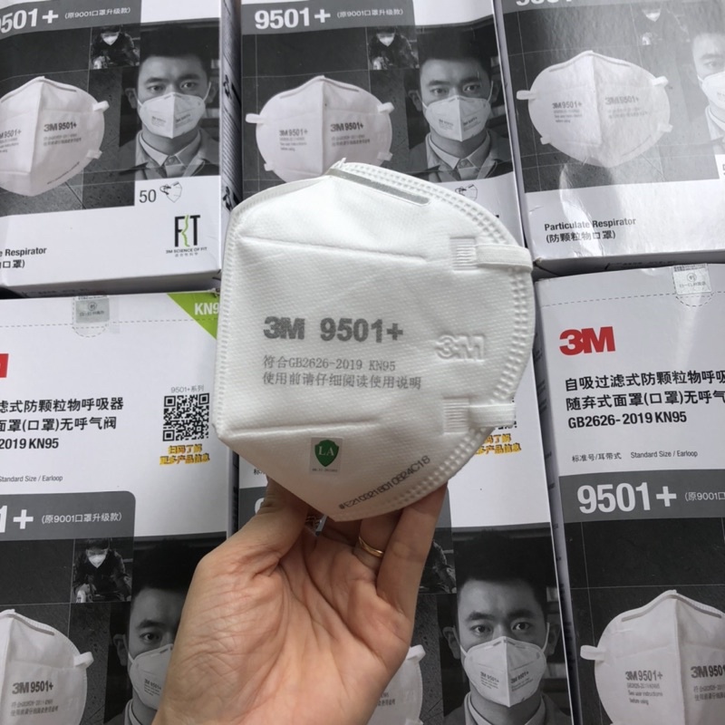[CHÍNH HÃNG] Khẩu trang 3M 9501+ 9502+ KN95