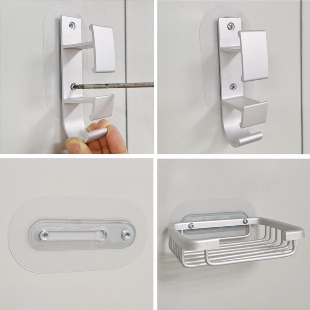 Set 2 Móc Treo Đồ Dán Tường Đa Năng Không Để Lại Dấu Vết