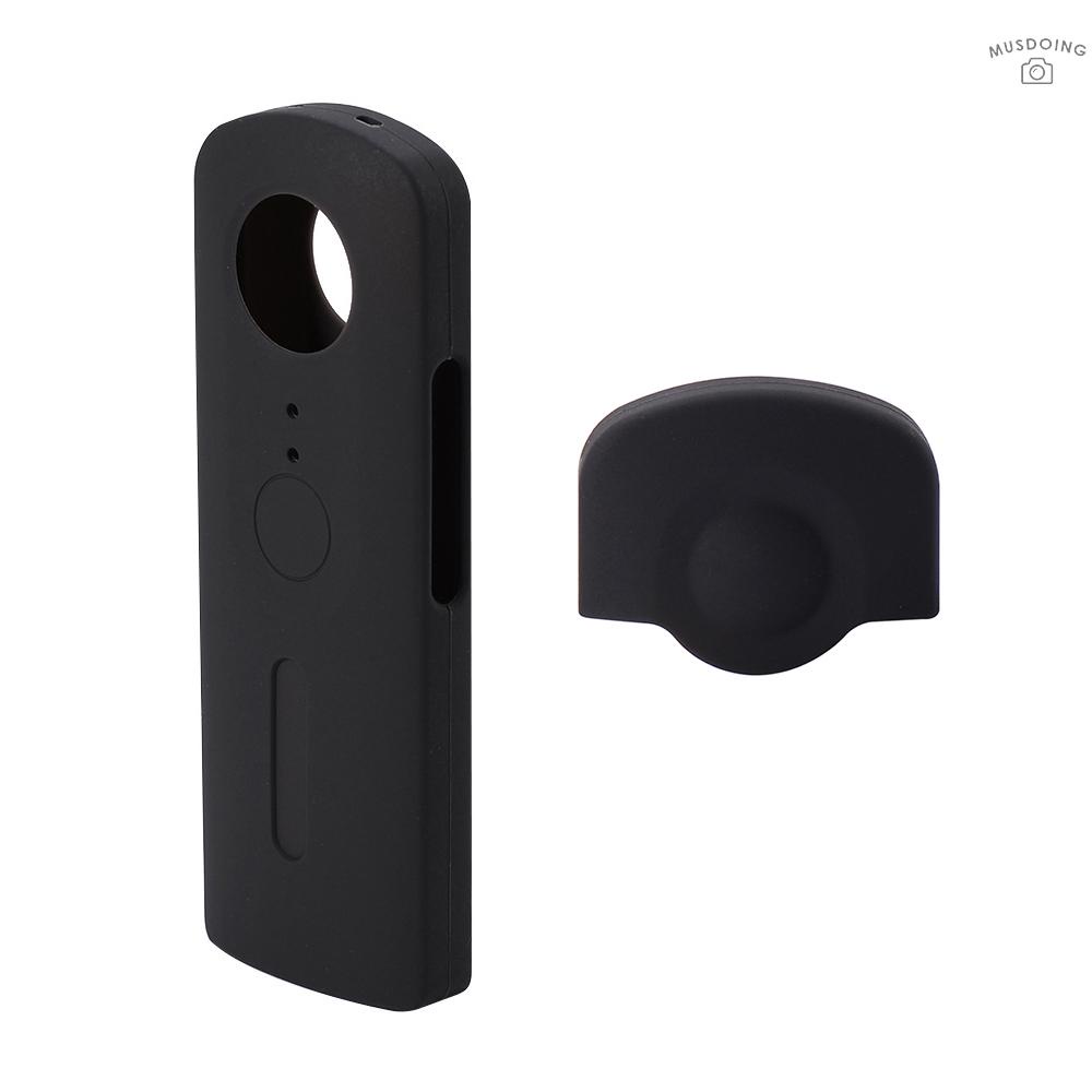 Vỏ Silicon Bảo Vệ Ống Kính Máy Ảnh Andoer Cho Ricoh Theta V 360 Độ