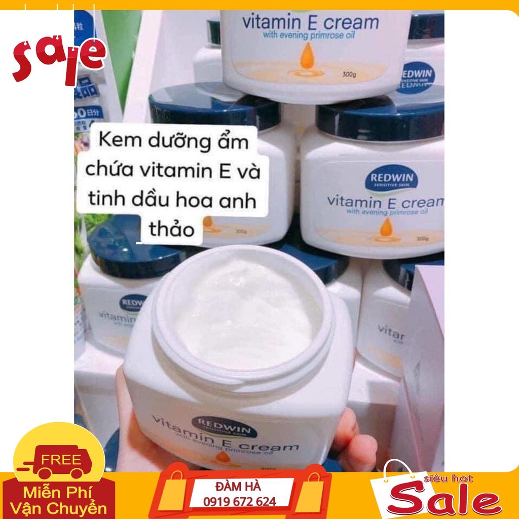 Dưỡng Body Vitamin E Cream Úc Sữa Dưỡng Thể Body Lotion Redwin Úc