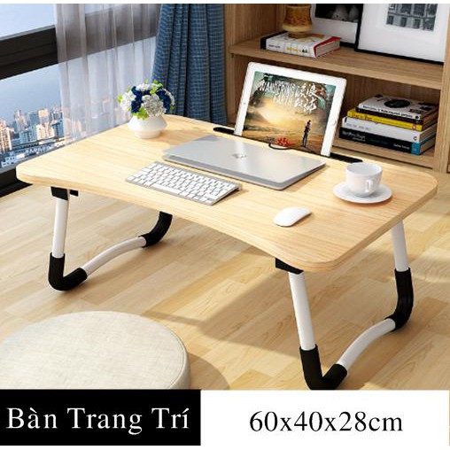 Bàn laptop đa năng gấp gọn HÀNG NHẬP KHẨU LOẠI 1 có Khe cắm Ipad + cốc đựng ly ) | BigBuy360 - bigbuy360.vn