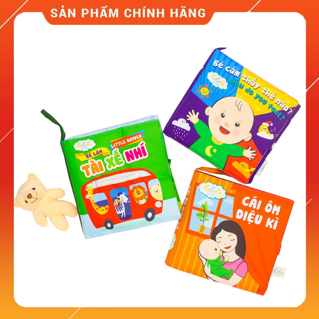 Sách Vải Kích Thích Thị Giác, Xúc Giác, Thính Giác, Giúp Trẻ Phát Triển Trĩ Não Và Ngôn Ngữ Toàn Diện