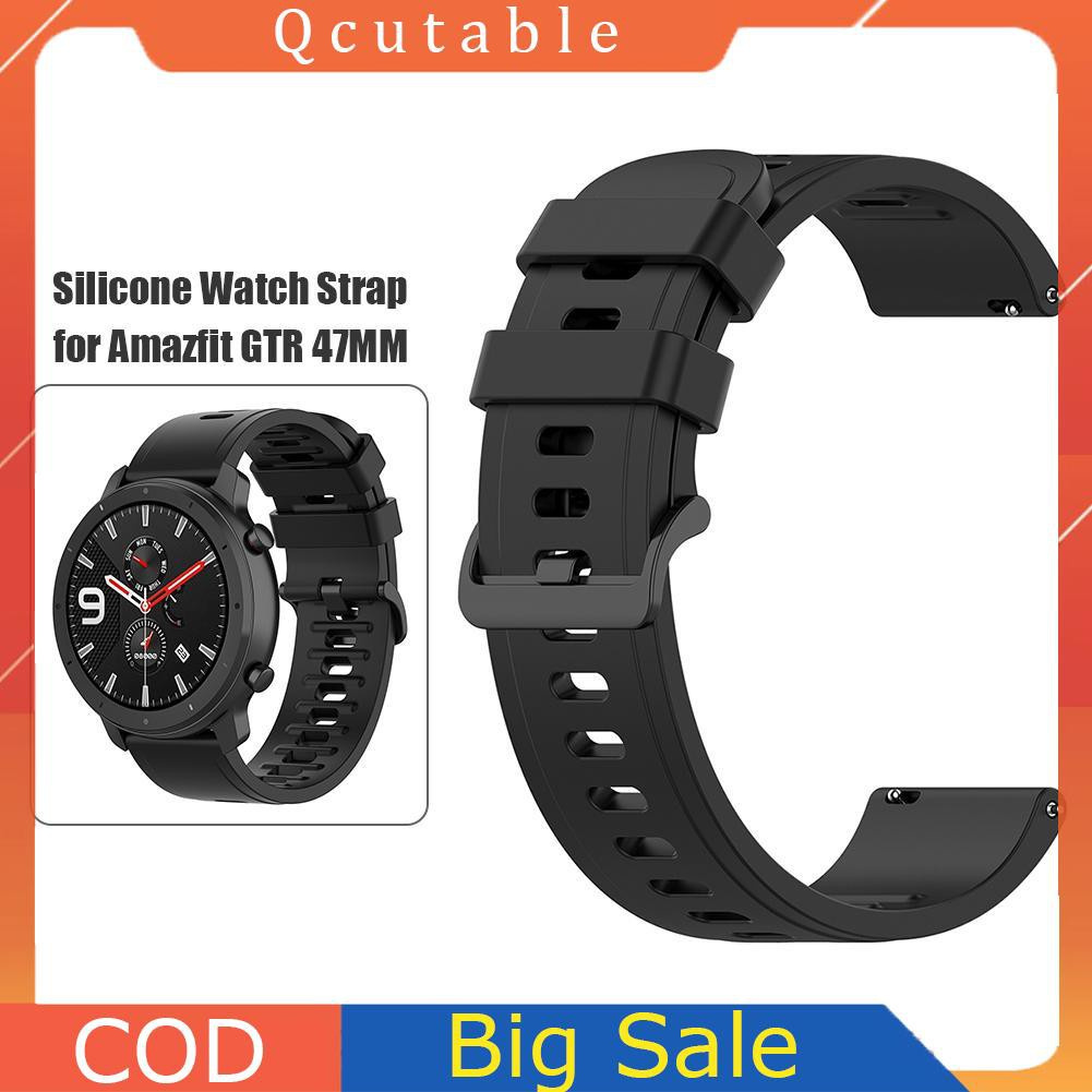 22mm Silicone Watchband Wrist Strap Belt for Amazfit GTR 47mm/Pace/Stratos