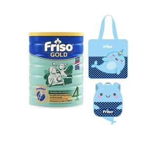 Bộ 1 lon sữa Friso Gold 4 1.5kg tặng Bộ túi