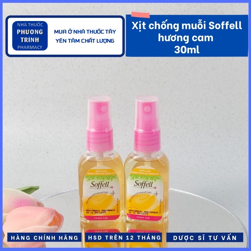 Xịt chống muỗi SOFFELL dạng phun sương hiệu quả trong suốt 8 giờ
