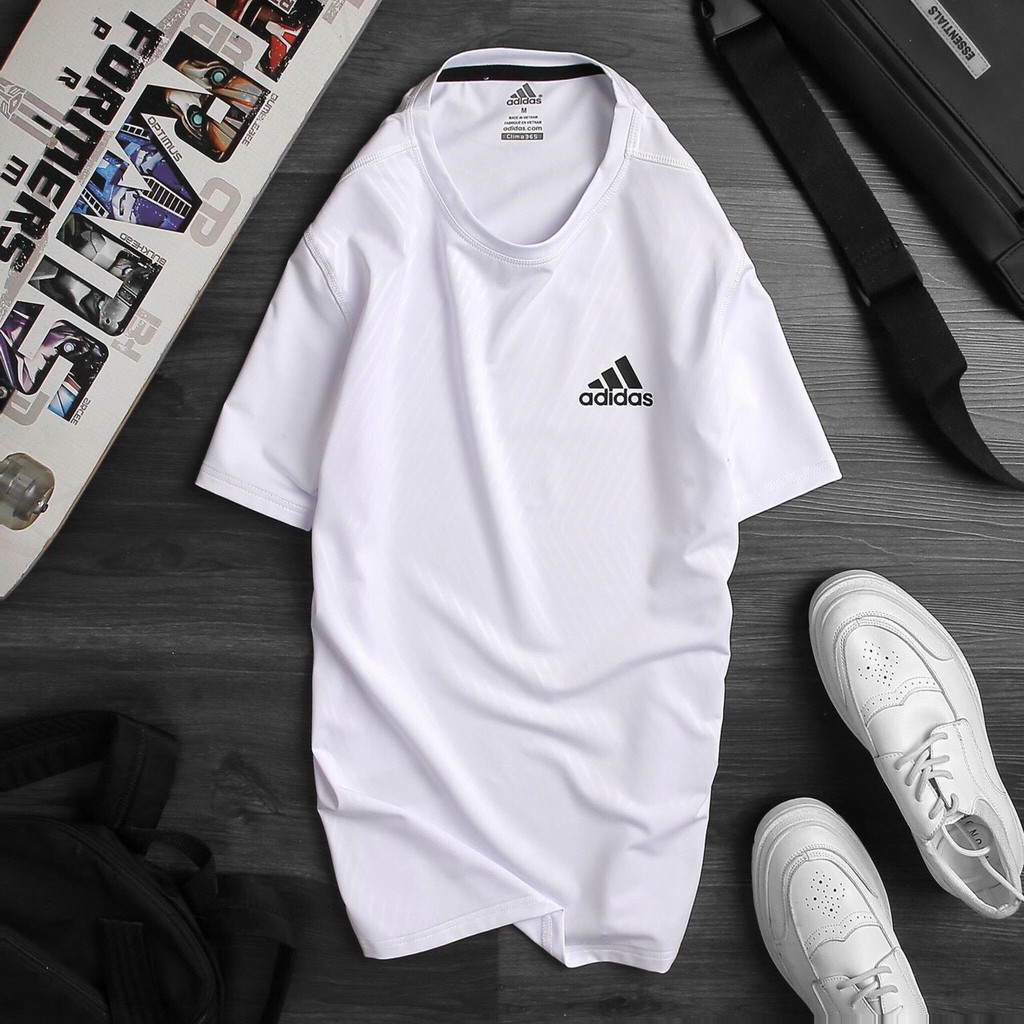 Áo thun nam thể thao cổ tròn dập vân | BigBuy360 - bigbuy360.vn