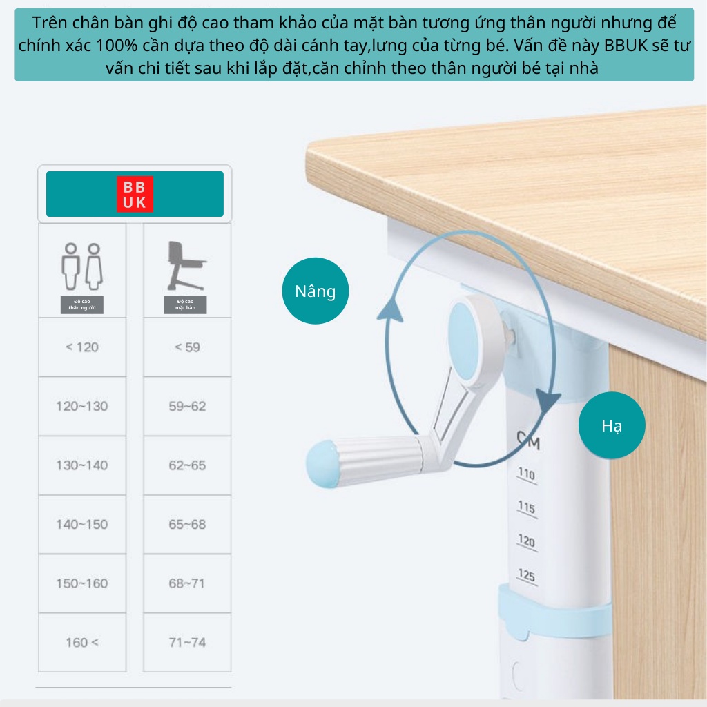 Bàn học thông minh Ergonomic R90-303