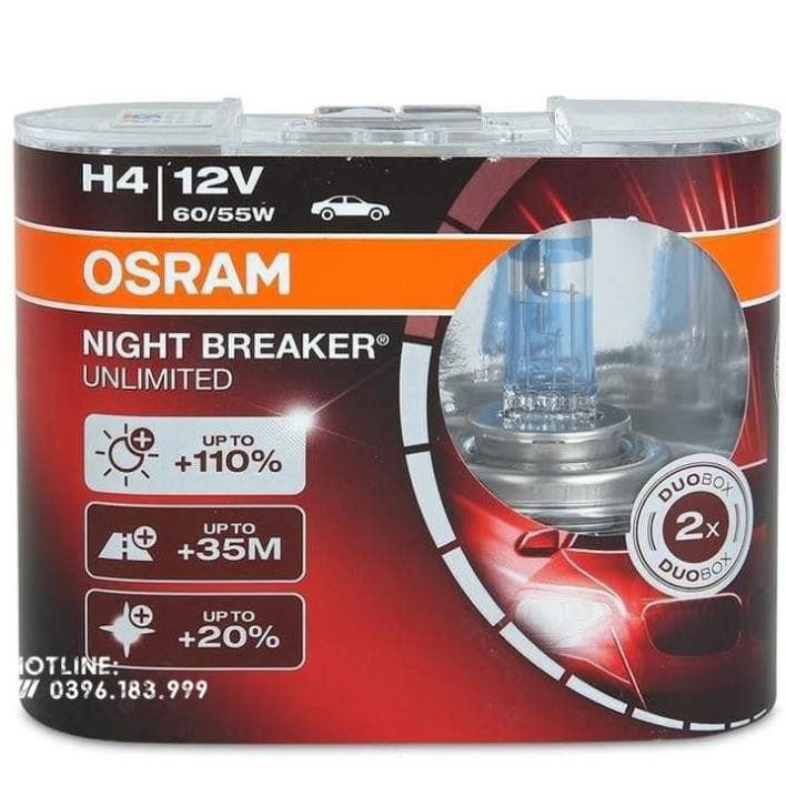 1 Đôi bóng OSRAM chính hãng 55/60W siêu sáng cho ô tô- đủ các chân ver 2020