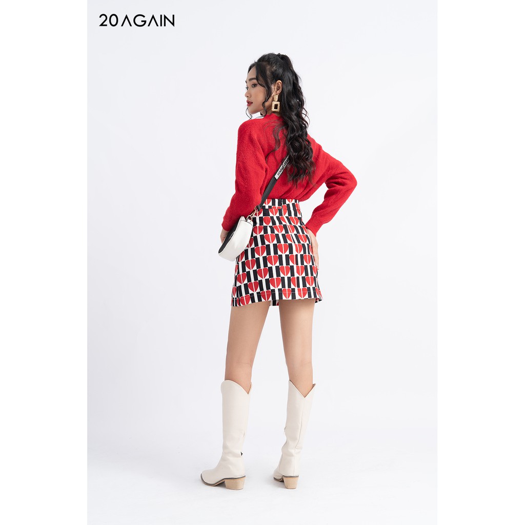[Mã WABR1111 giảm 10% đơn 250K] Chân váy dáng A 20AGAIN thiết kế trẻ trung năNg động chất lụa cao cấp JAC0027 | BigBuy360 - bigbuy360.vn