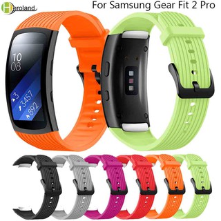 Dây đeo silicone màu trơn thay thế dành cho đồng hồ thông minh Samsung Gear Fit 2 pro / Samsung Gear Fit 2 SM-R360