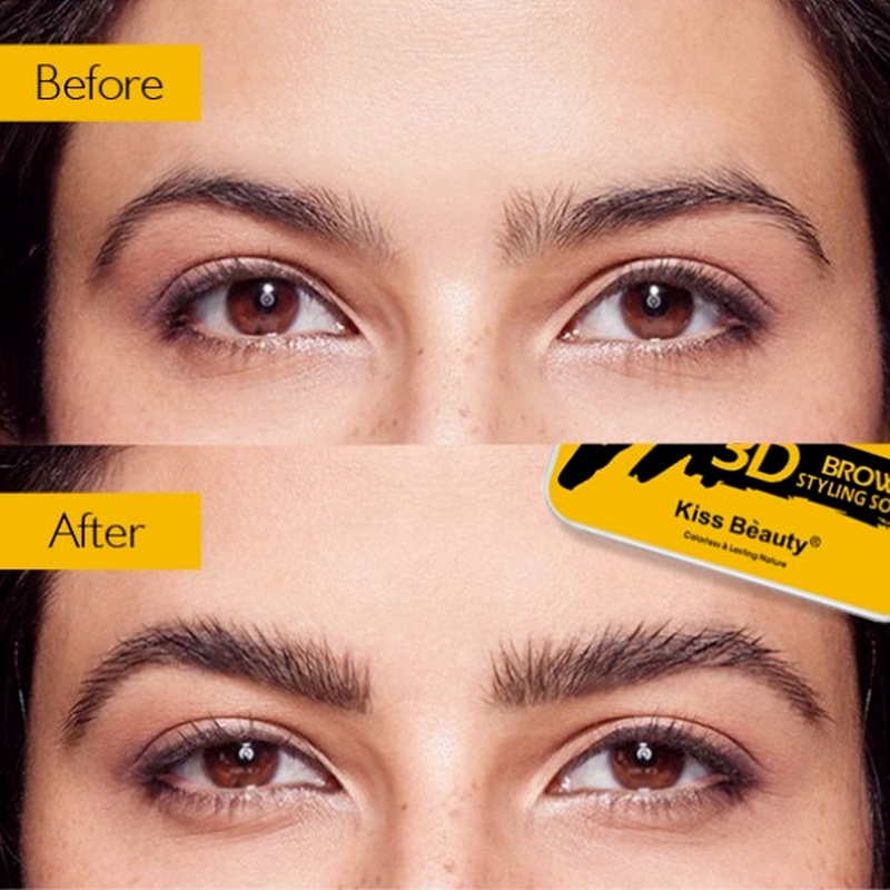Kem tạo kiểu lông mày 3D không màu trong suốt chống nước chống mồ hôi lâu trôi
