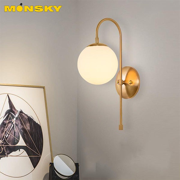 Đèn tường MONSKY UNIVI kiểu dáng sang trọng, tinh tế - kèm bóng LED chuyên dụng