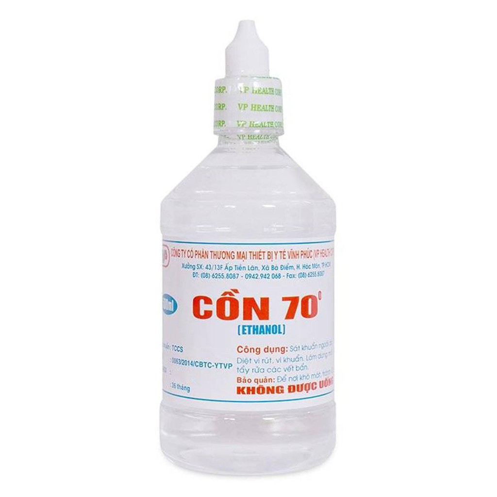 Cồn 70 Độ VP (500ml)