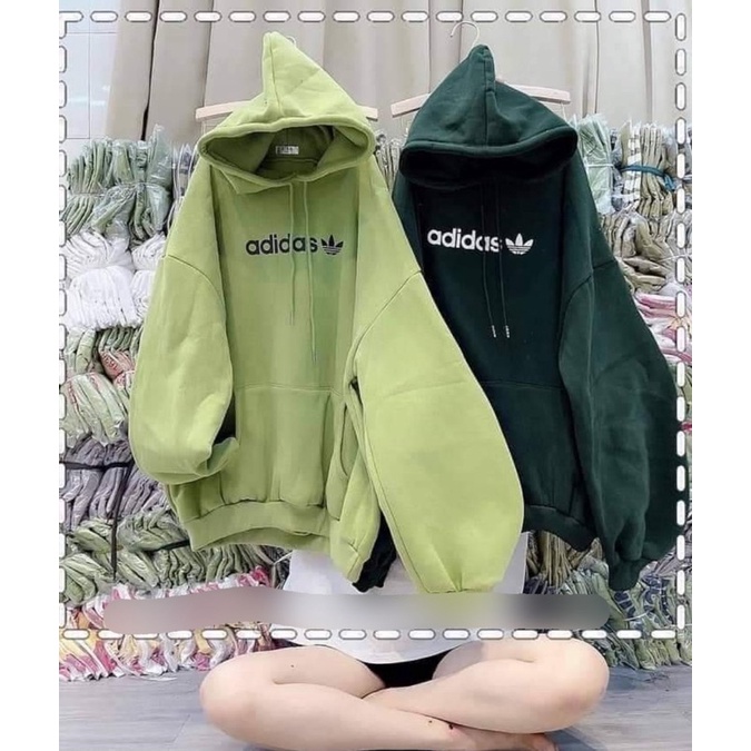 Áo Hoodie Chữ Thêu, Áo Hoodie Nam Nữ From Rộng Mũ 2 Lớp Chất nỉ Cotton Dày Mịn