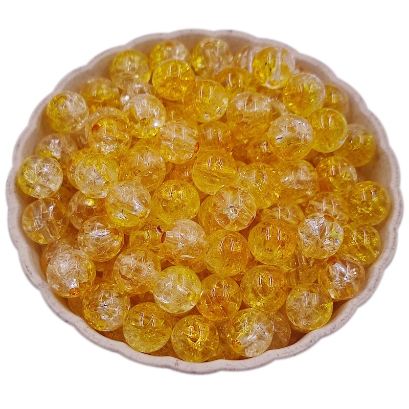 Bộ 5-40 Hạt Tròn 8-16mm Nhiều Màu Sắc Dùng Làm Trang Sức Thủ Công