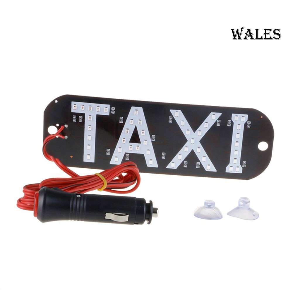 Bộ Đèn Led Chữ Taxi Gắn Biển Số Xe Ô Tô
