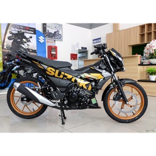 Tem rời Raider xe đen - mẫu mới 2021 vàng đồng