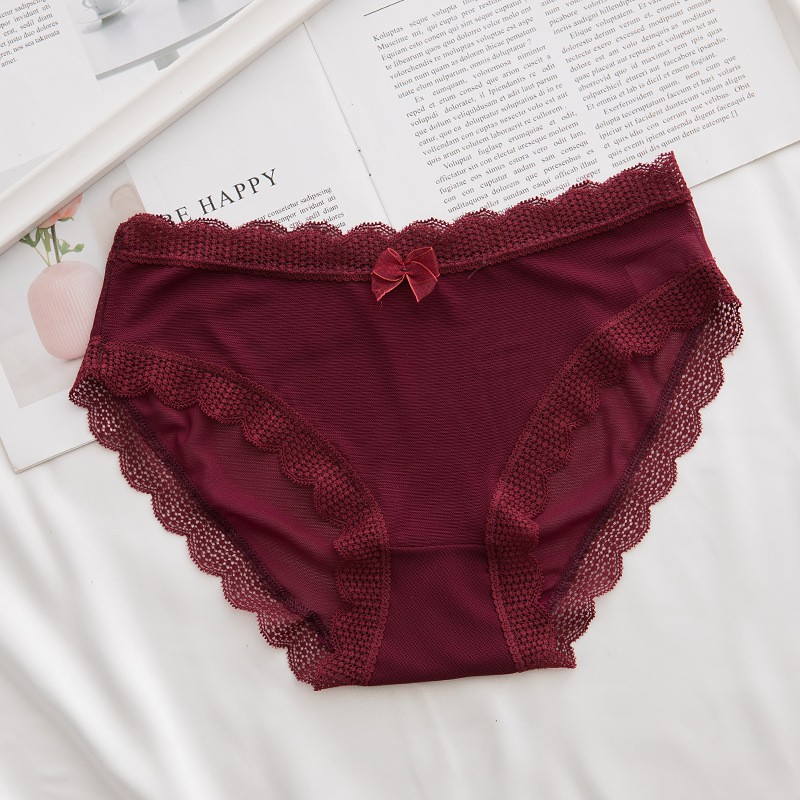 Quần Lót Cotton Siêu Mỏng Thoáng Khí Quyến Rũ Cho Nữ