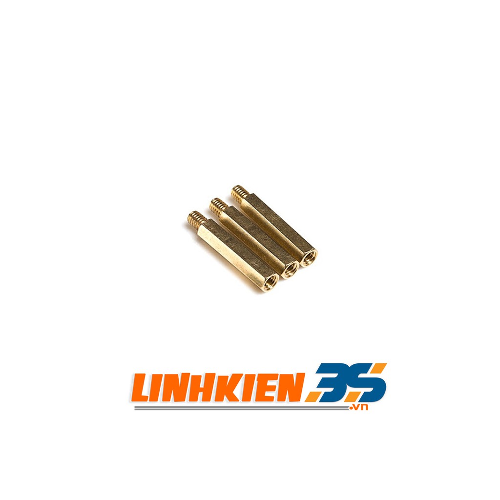 Cọc đồng M3 20+6mm ( Đực - Cái)