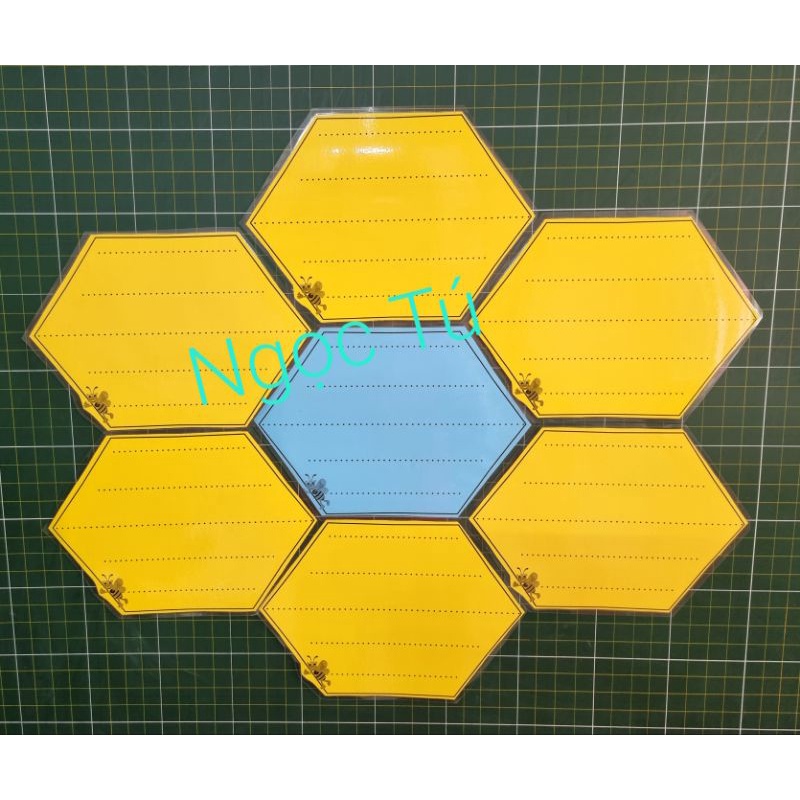 Bộ "Tổ ong 7 miếng" Rời Cỡ A4, cỡ A5