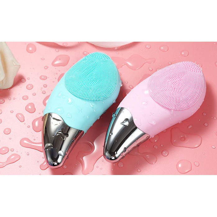 [Hàng Chuẩn] Máy Rửa Mặt Đa Năng Silicon mini Tích Hợp Sóng Âm Sonic Facial Brush. 1 Đổi 1 Trong 7 Ngày | BigBuy360 - bigbuy360.vn