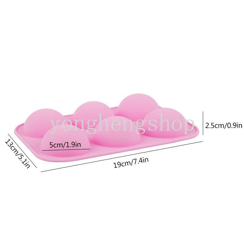 Semi-circle Silicone Cake Mould Chocolate Cupcake Mousse Muffin Mold Kitchen DIY Baking Supplies Handmade Soap Molds