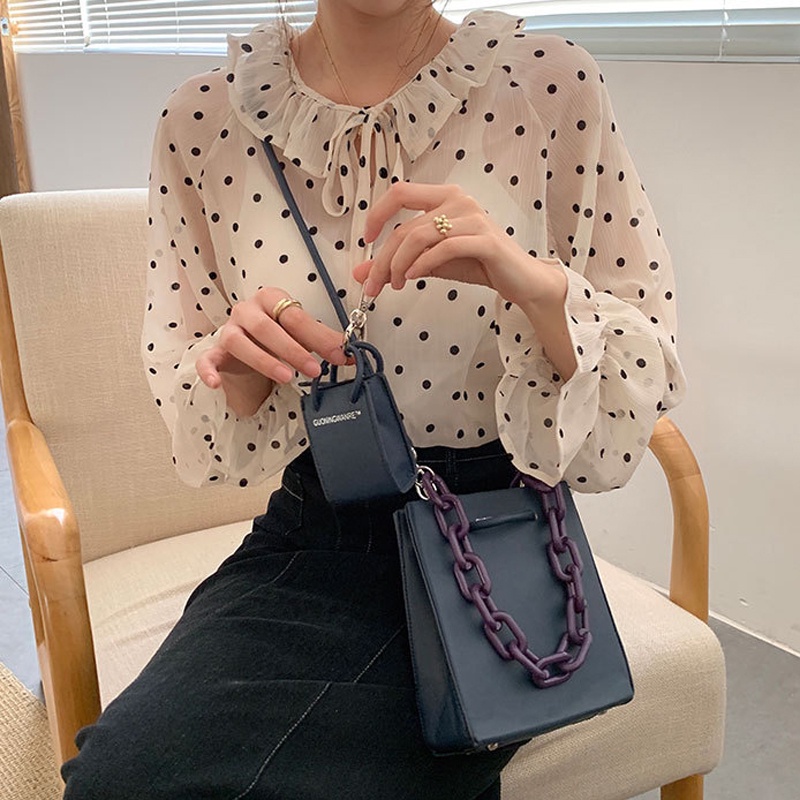 Ielgy Niche Túi Đeo Chéo Một Bên Vai Thời Trang Cho Nữ