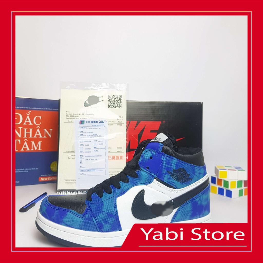 🔥FREE SHIP-HÀNG QUẢNG CHÂU 🔥Giày thể thao sneaker🔥Air Jordan 1 high retro tie dye full box - Yabi Store | BigBuy360 - bigbuy360.vn