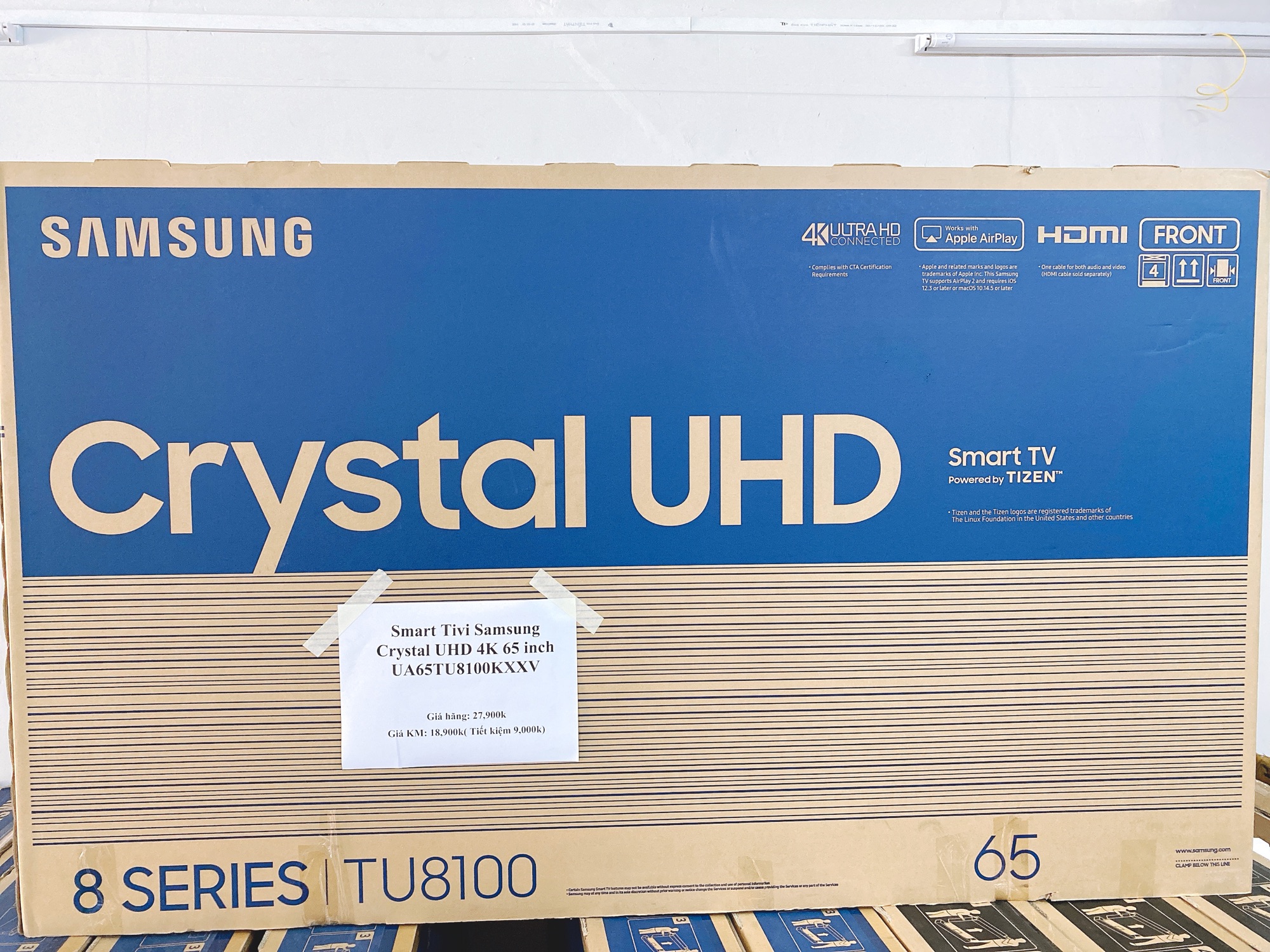 Smart TV Samsung Crystal UHD 4K 65 inch UA65TU8100