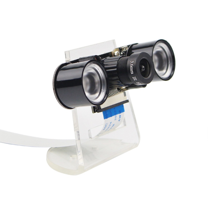 char 7in1 Raspberry Pi camera Kit focus Verstelbare infrared Nachtzicht black camera