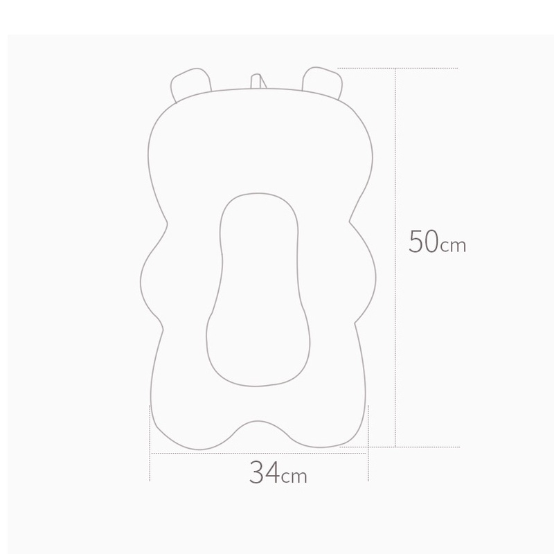 Đệm lót bồn tắm em bé phối chống trượt đa năng tiện lợi