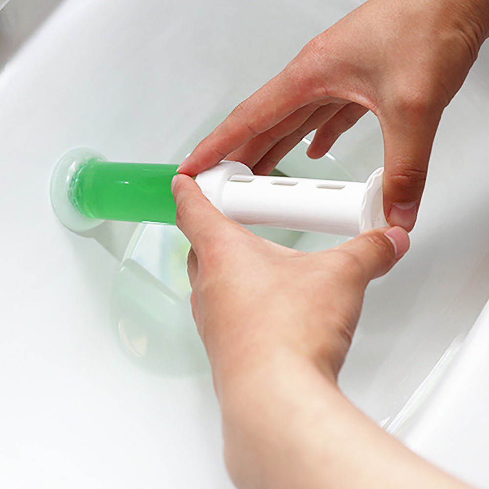 Lọ gel khử mùi bồn cầu/nhà vệ sinh tự động hương hoa và trái cây nhiều màu dễ sử dụng