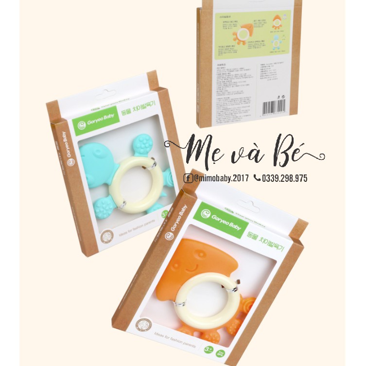 Gặm nướu silicone siêu mềm Goryeo baby Hàn quốc