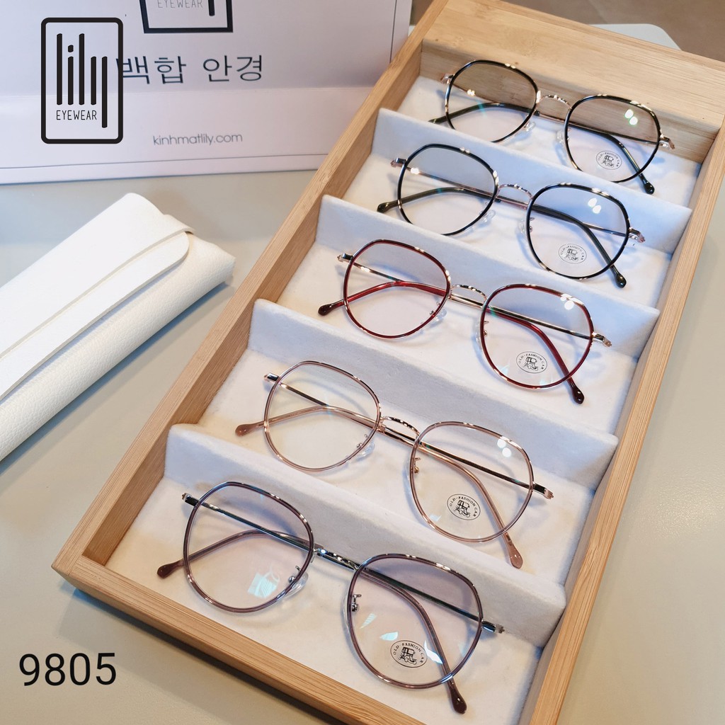 Gọng Kính Cận Kim Loại GK9805 - Gọng Kính Mắt Thời Trang